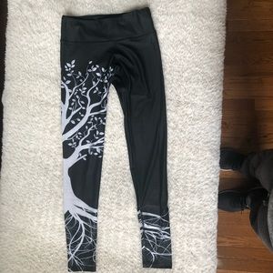 Tree of life workout leggings